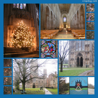 Photo Collage Ely Cathedral On A Wet Afternoon 