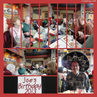Photo Collage Joe's Birthday - Page 1