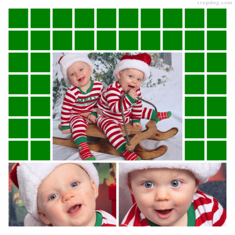 Photo Collage My First Christmas