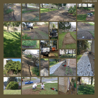 Photo Collage Trench Landscape Project