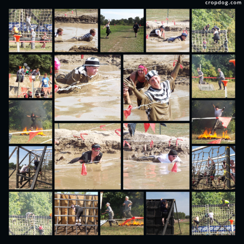 Photo Collage 2013 Warrior Dash Obstacles