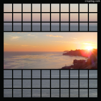 Photo Collage Malibu Sunset