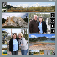 Photo Collage Yellowstone