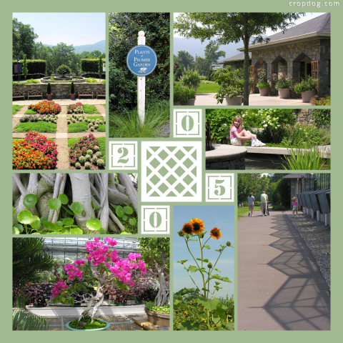 Photo Collage Asheville Botanical Gardens