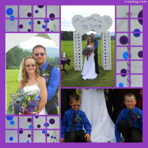 Photo Collage Terry & Amanda's Wedding