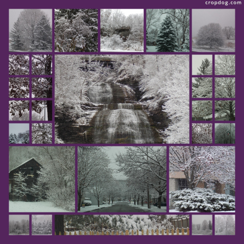 Photo Collage Winter Wonderland