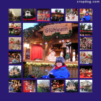 Photo Collage Edinburgh's Christmas Market 2015
