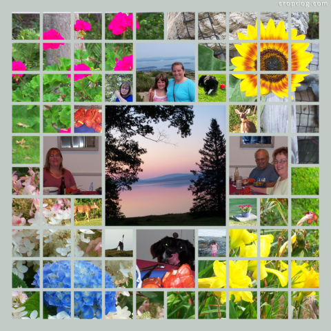 Photo Collage Summer In Maine