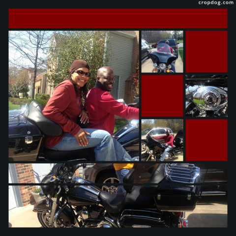 Photo Collage New Toy-Harley Davidson