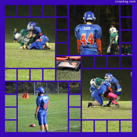 Photo Collage Ready For Some Football