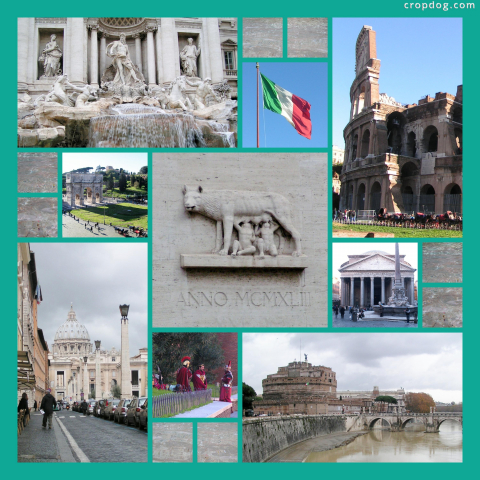 Photo Collage A Few Of My ROME HIGHLIGHTS