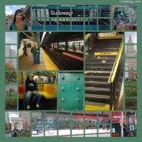 Photo Collage Subway