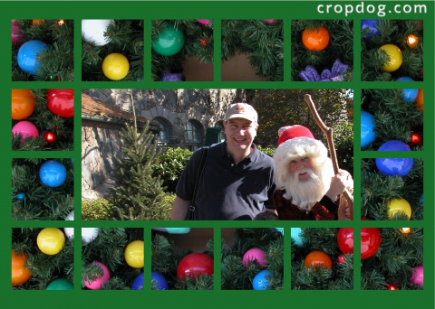 Photo Collage Kevin And Santa