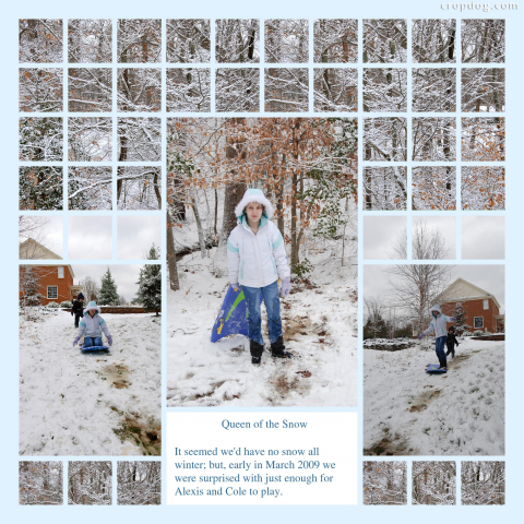 Photo Collage Queen Of The Snow