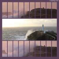 Photo Collage South Stack Lighthouse