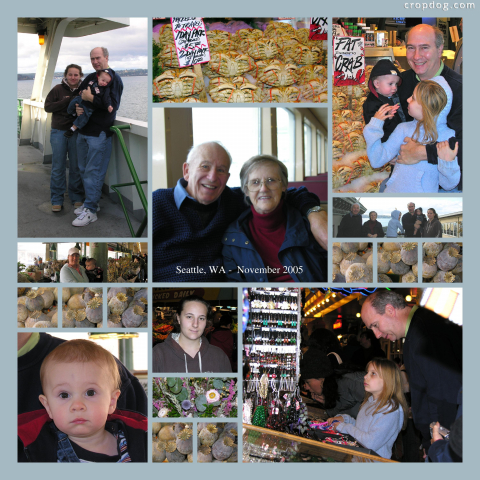 Photo Collage Pikes Place Market 