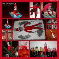Photo Collage Elf On The Shelf Ideas