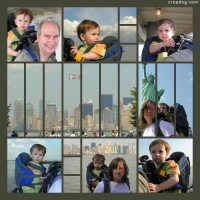 Photo Collage First Trip To New York City 