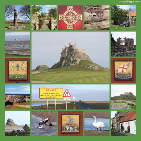 Photo Collage Holy Island  (Lindisfarne)