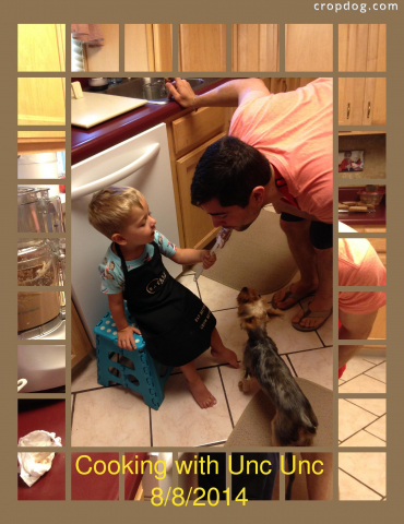 Photo Collage Cooking With Uncle Tony