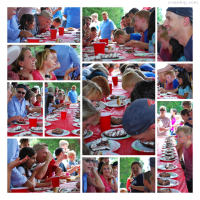 Photo Collage Pie Eating Contest