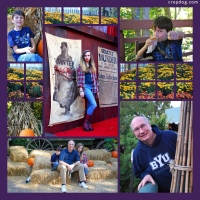 Photo Collage Hall-O-Scream At Busch Gardens