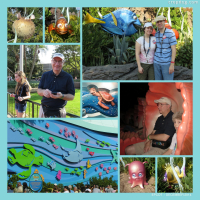 Photo Collage The Seas At Epcot