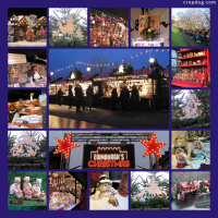 Photo Collage Edinburgh's Christmas Market, 2015
